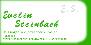 evelin steinbach business card